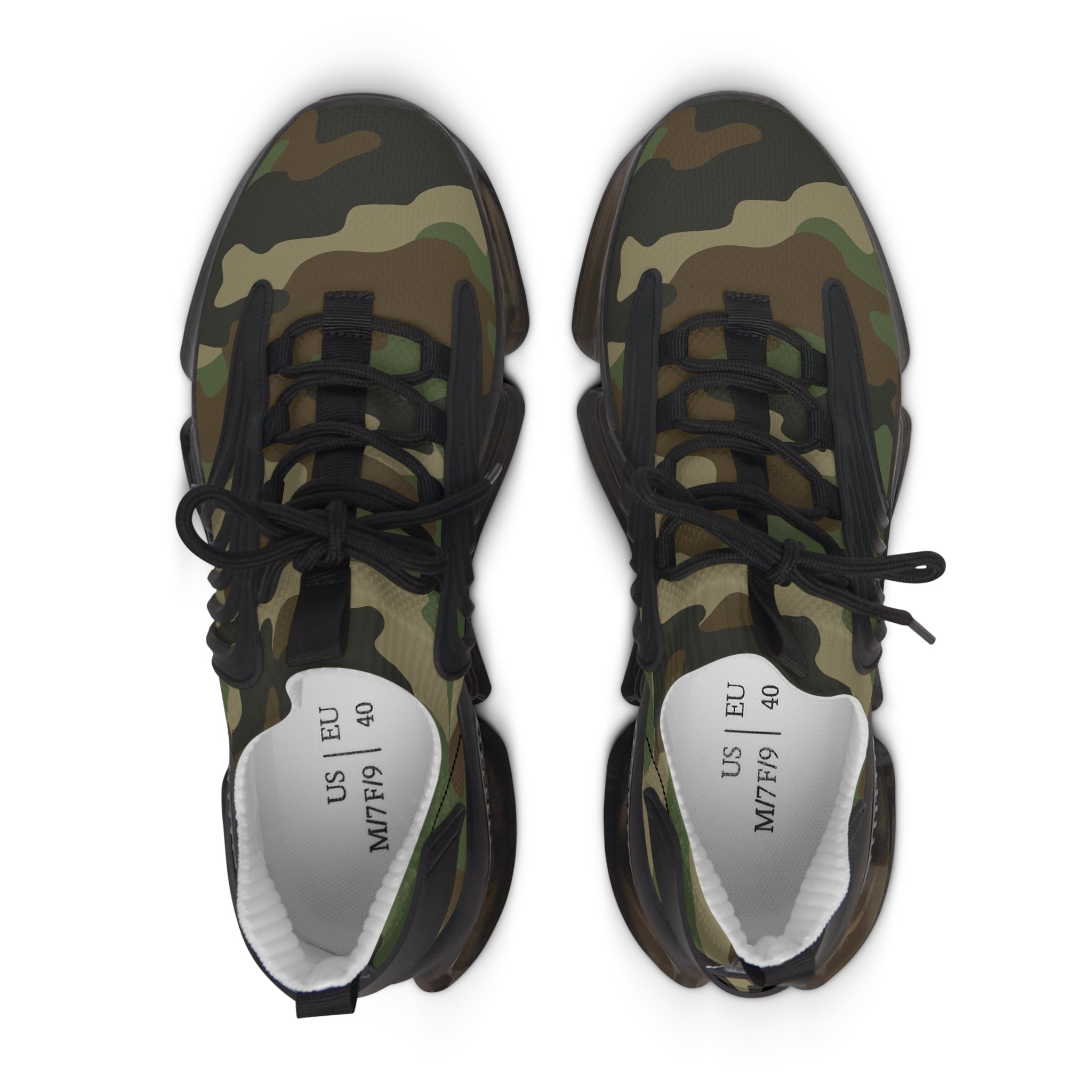 Camo Mesh Sneakers — Lightweight Women's Athletic Fashion Shoes