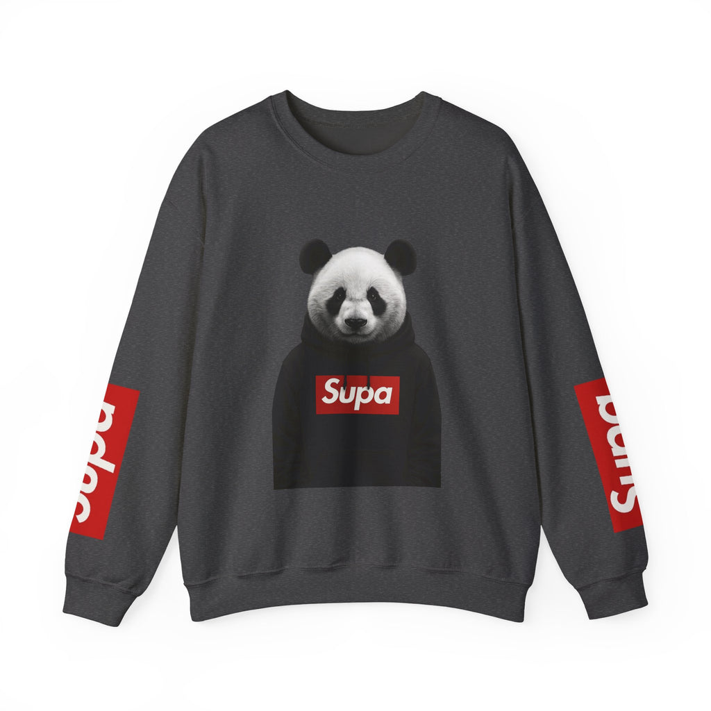 Panda 'Supa' Crewneck Sweatshirt — Streetwear Graphic Pullover