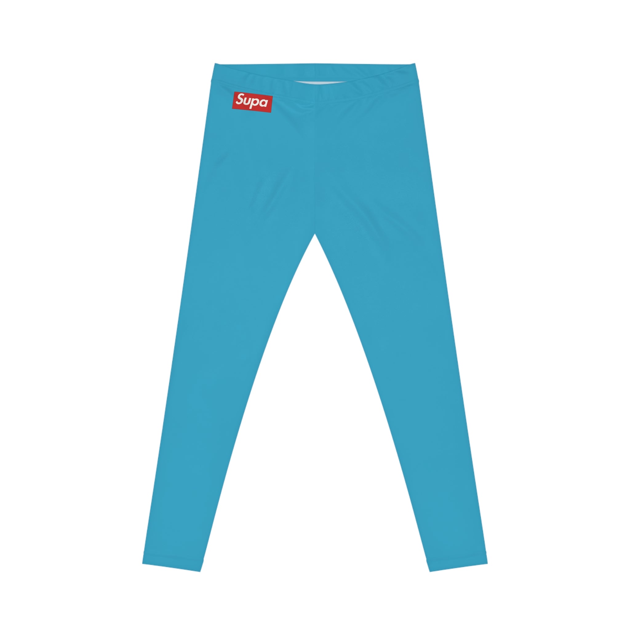 Aqua 'Supa' Logo Leggings — Women's Casual High-Waist Activewear