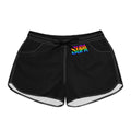 Supa Rainbow Logo Women's Casual Shorts — Cute Lounge & Workout Gym Shorts