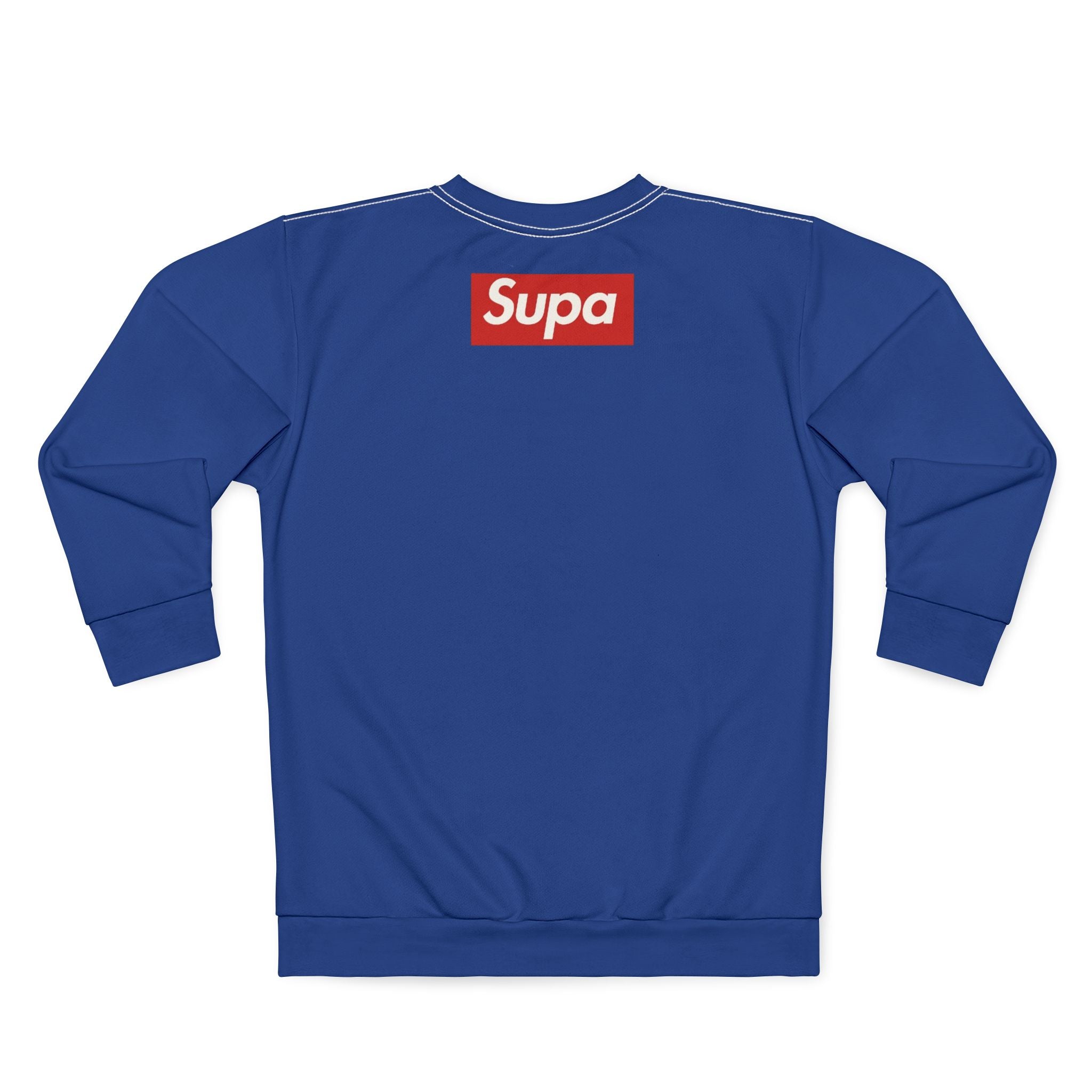 Supa Retro Chevron Sweatshirt — Vintage Rainbow Graphic Crewneck