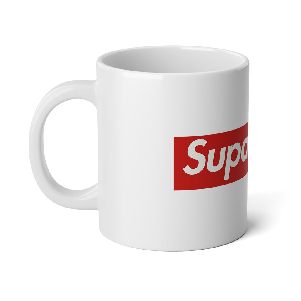 20oz Jumbo Mug — 'Supa' Street-Style Buddha Graphic Coffee Cup