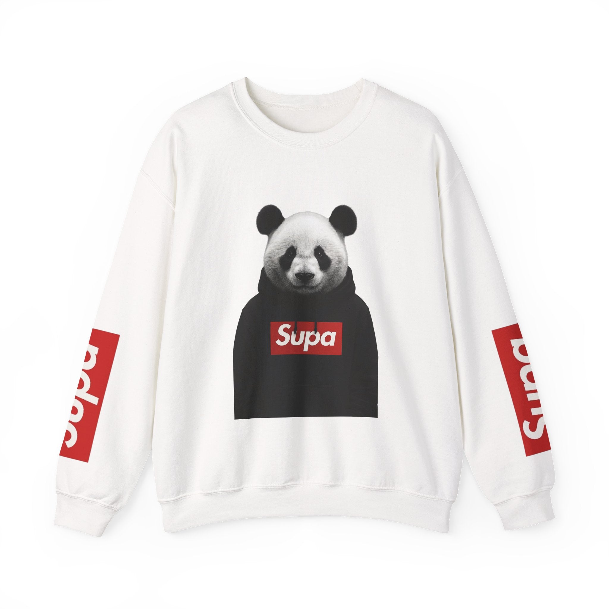 Panda 'Supa' Crewneck Sweatshirt — Streetwear Graphic Pullover