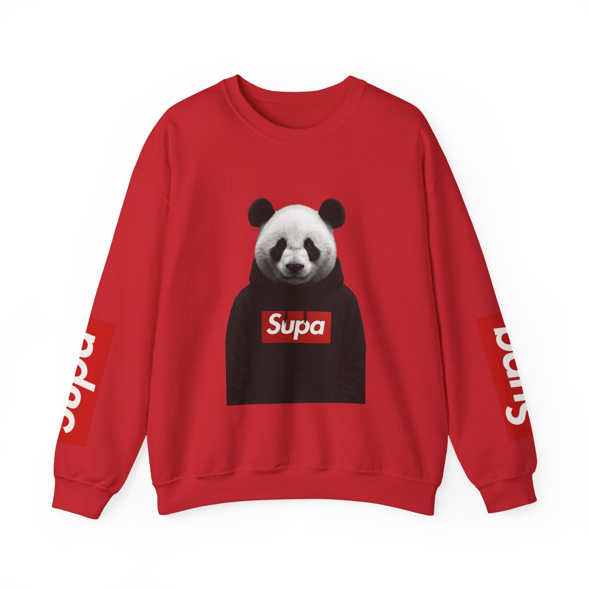 Panda 'Supa' Crewneck Sweatshirt — Streetwear Graphic Pullover
