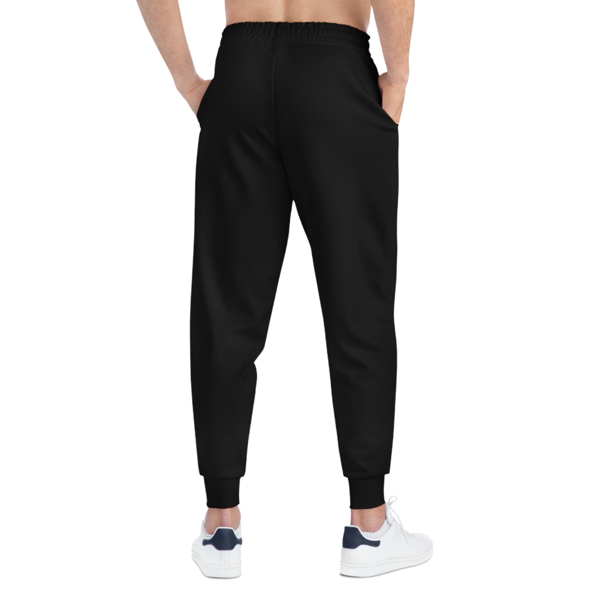 Supa Logo Athletic Joggers — Black Streetwear Sweatpants